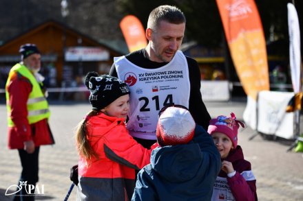 Zawody nordic walking w centrum Wisły